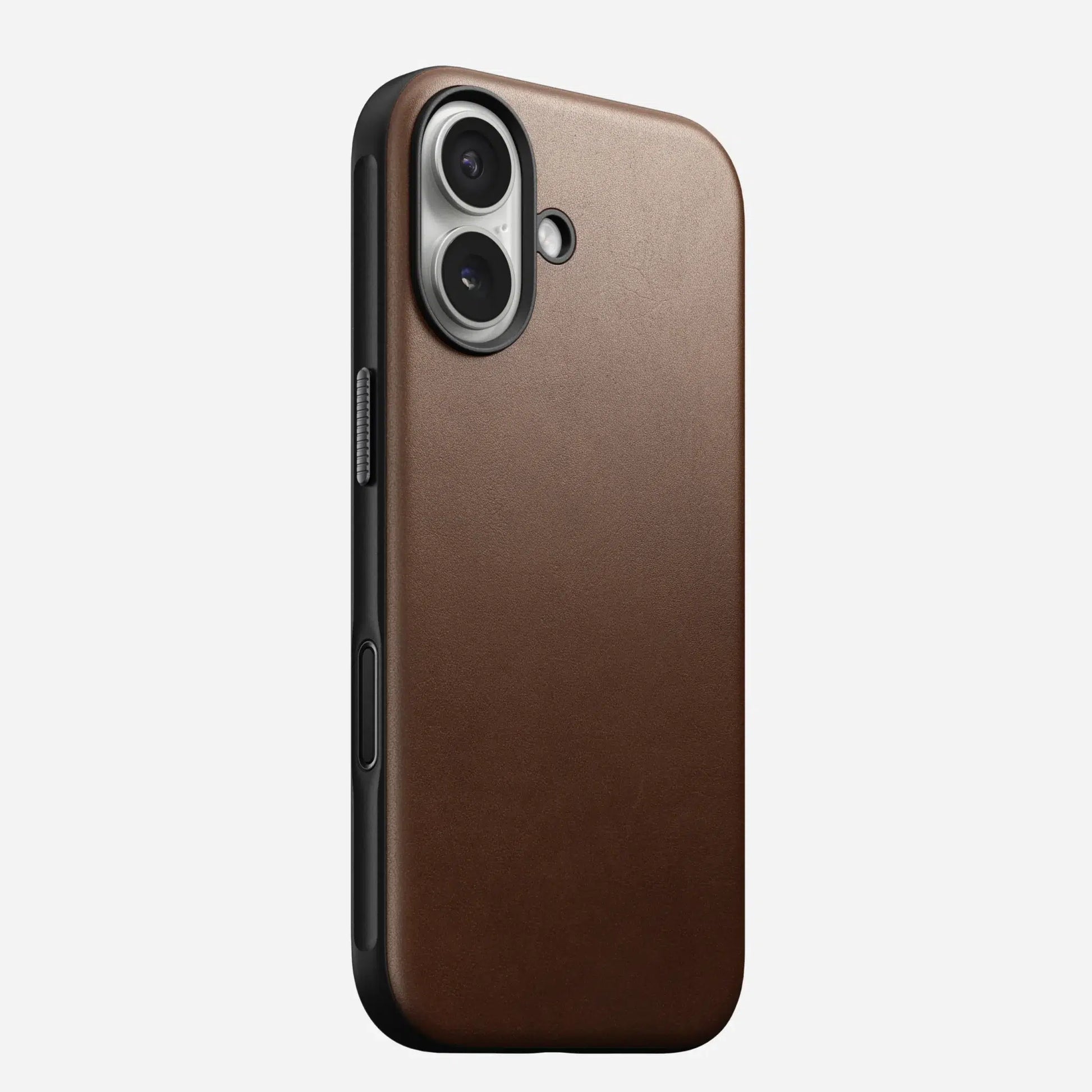 Nomad Modern Leather Case — Brown for iPhone 17