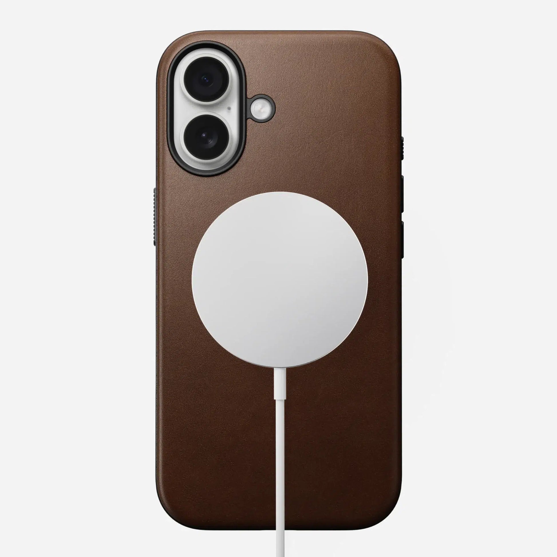 Nomad Modern Leather Case — Brown for iPhone 17