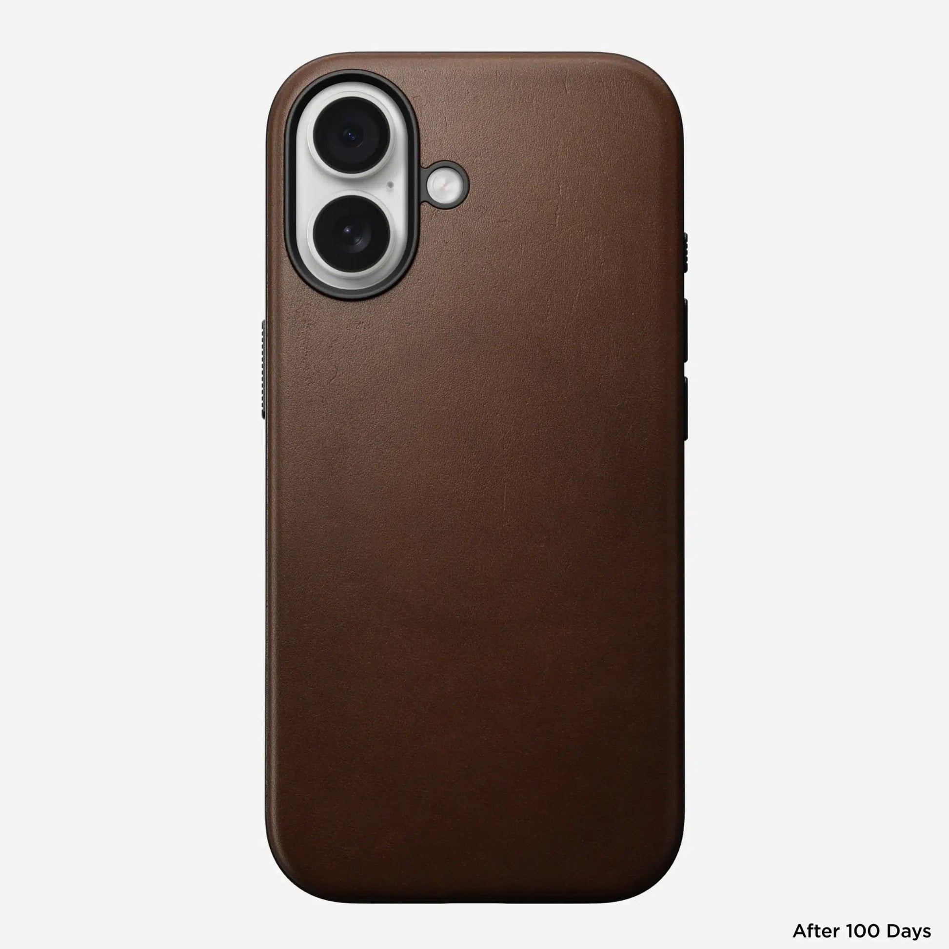 Nomad Modern Leather Case — Brown for iPhone 17
