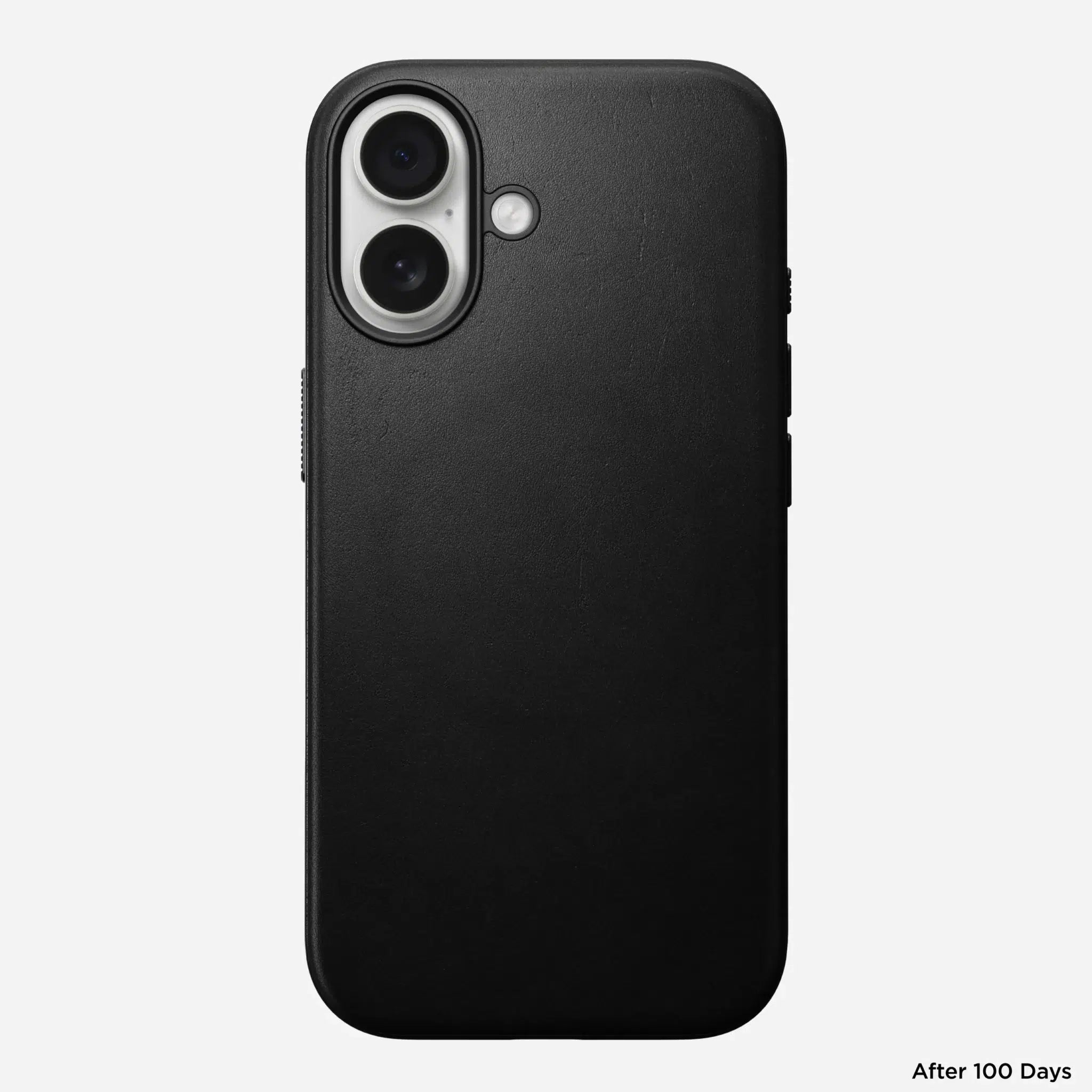 Nomad Modern Leather Case — Black for iPhone 17