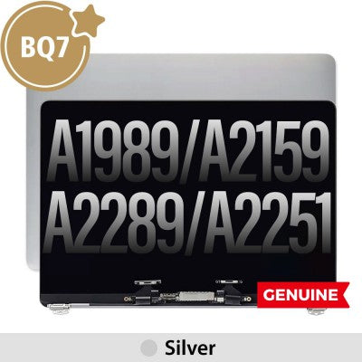 Complete LCD Display Assembly for MacBook Pro 13-inch A1989 / A2159 / A2289 / A2251 – Silver
