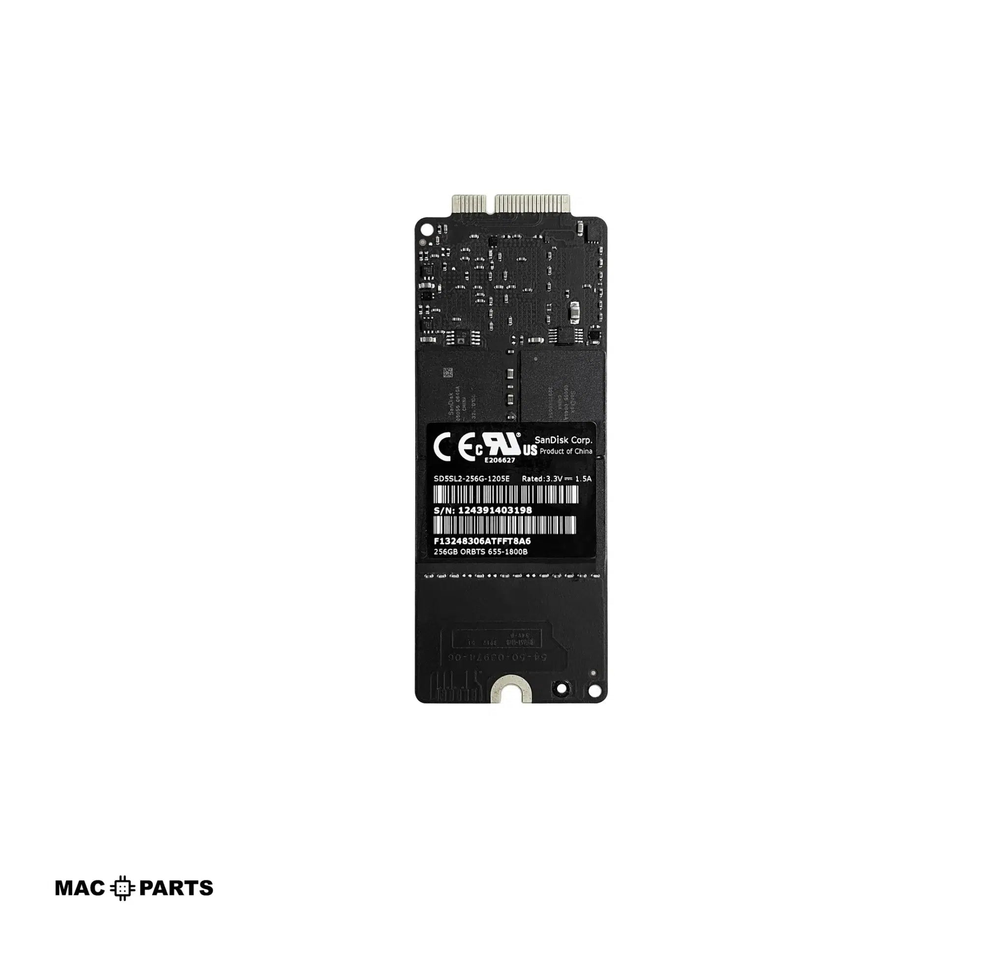 Apple Genuine SSD for MacBook Pro A1425/A1398 (2012–2013) — 256GB