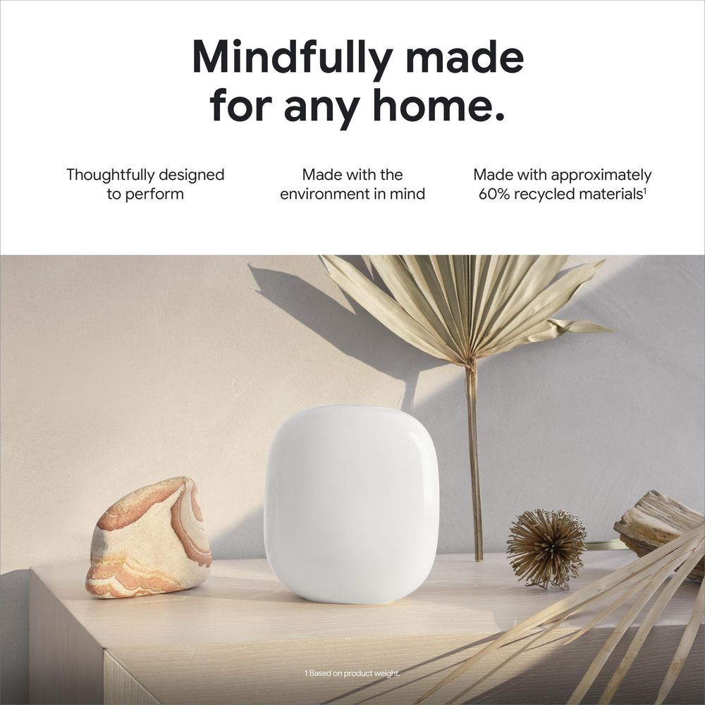 Google Nest WiFi Pro Home Mesh Wi-Fi 6E System