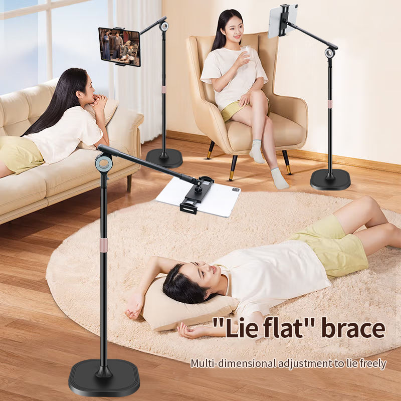 Blive Lazy Stand Tablet Holder With 720° Rotation — Heavy Duty Adjustable Floor Stand for Phone & Tablet