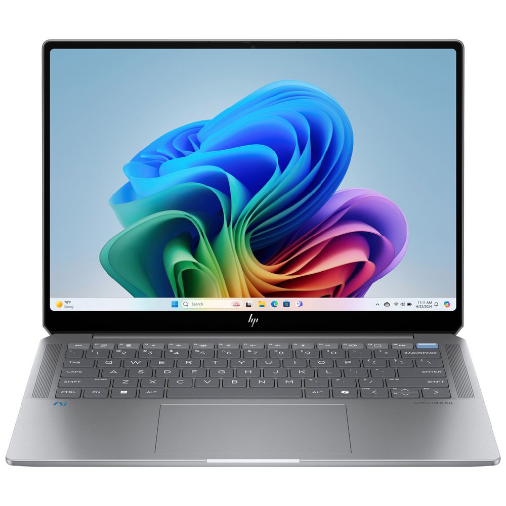 HP 14” OmniBook Ultra – Ryzen AI 9 HX, 32GB/1TB Copilot+ PC (Touch, Silver)
