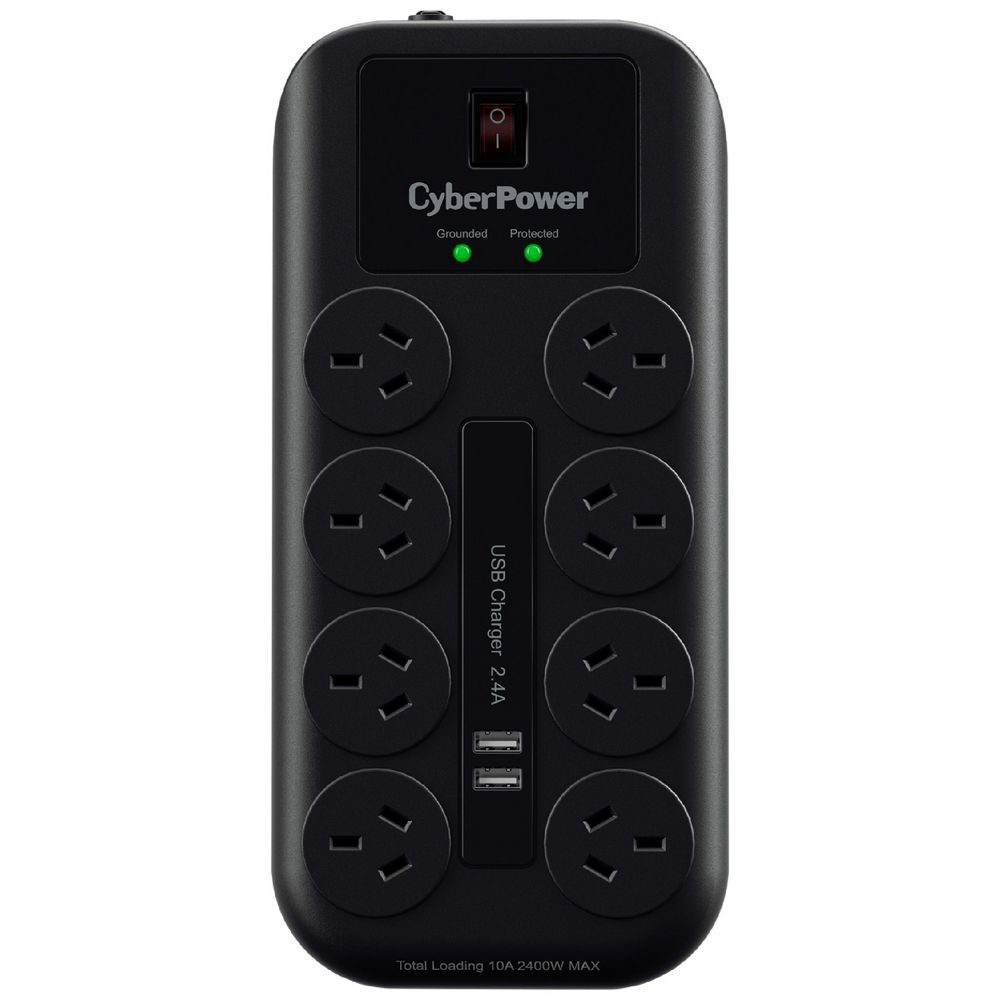 CyberPower 8 Port Surge Suppressor Powerboard