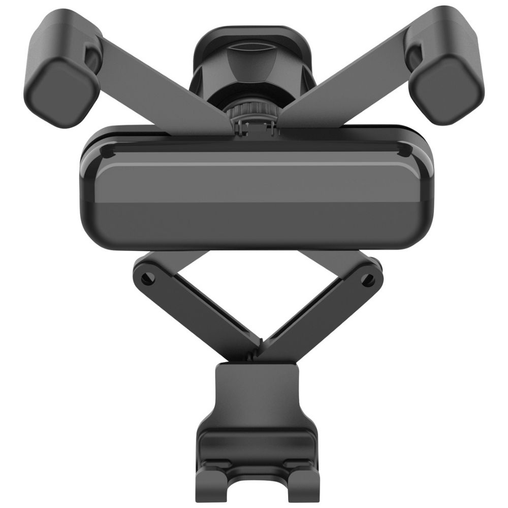 J.Burrows Auto-Retractable Gravity Air Vent Car Mount — Universal Clip-On Smartphone Holder