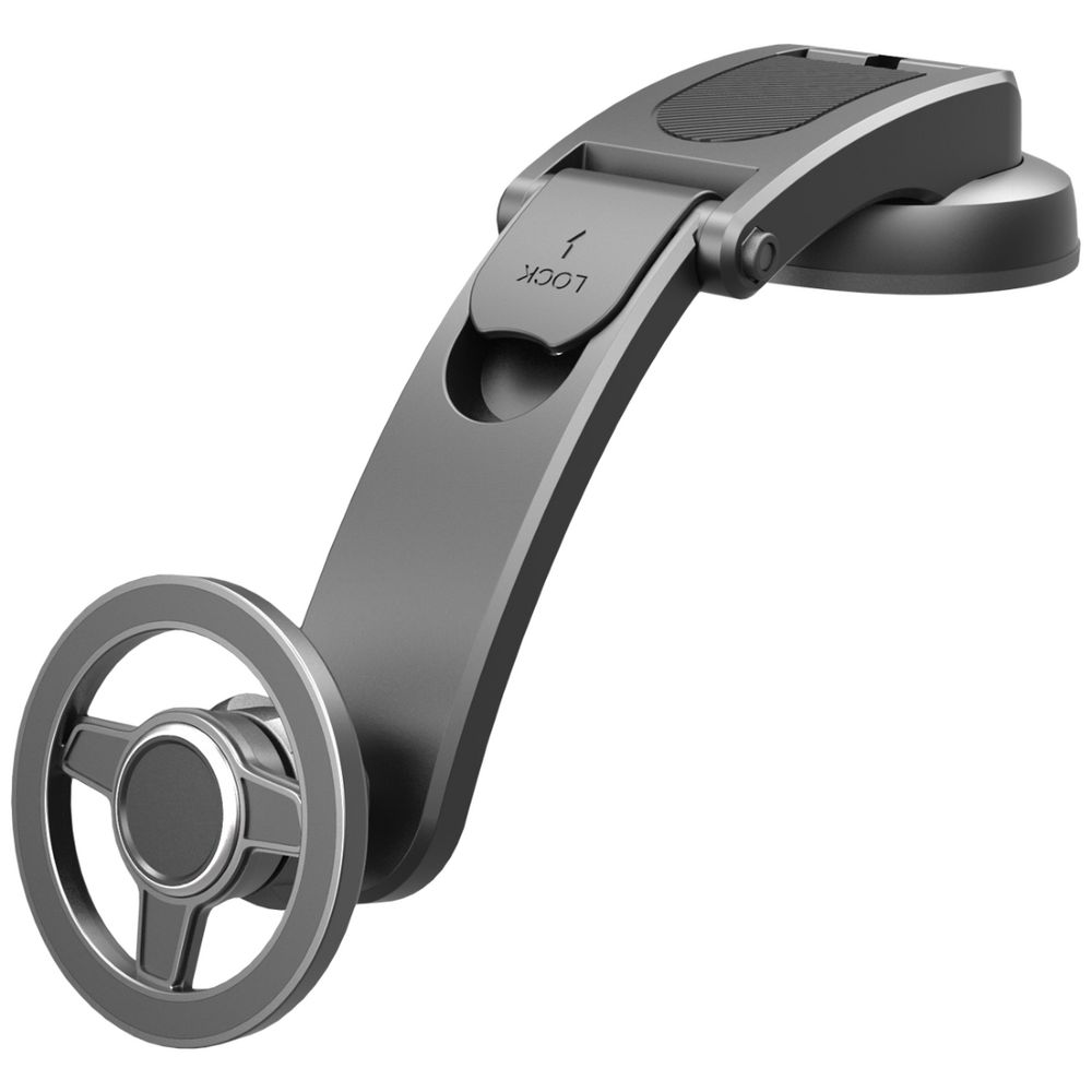 J.Burrows Magnetic Dash Mount — Universal Dashboard Phone Holder with Adjustable Angle