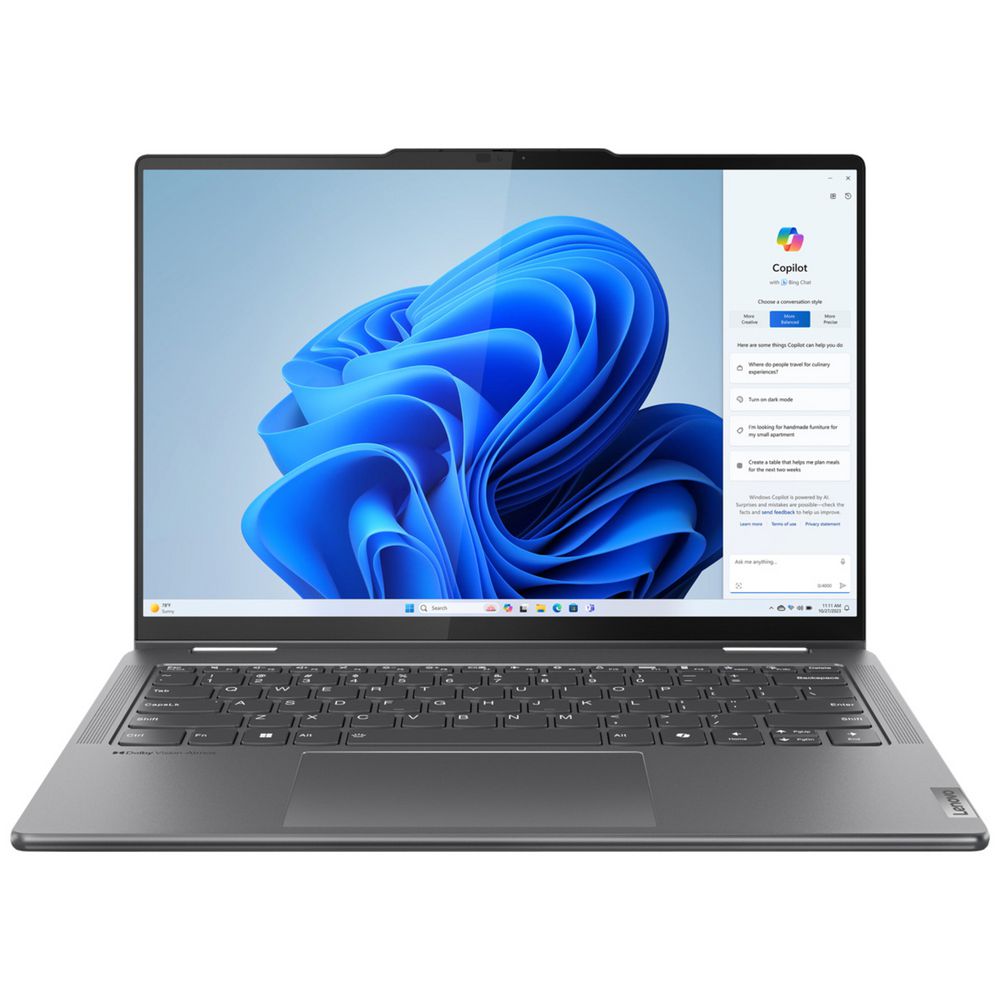 Lenovo 14” Yoga 7 2-in-1 Laptop – Core Ultra 5, 16GB/512GB (Storm Grey)