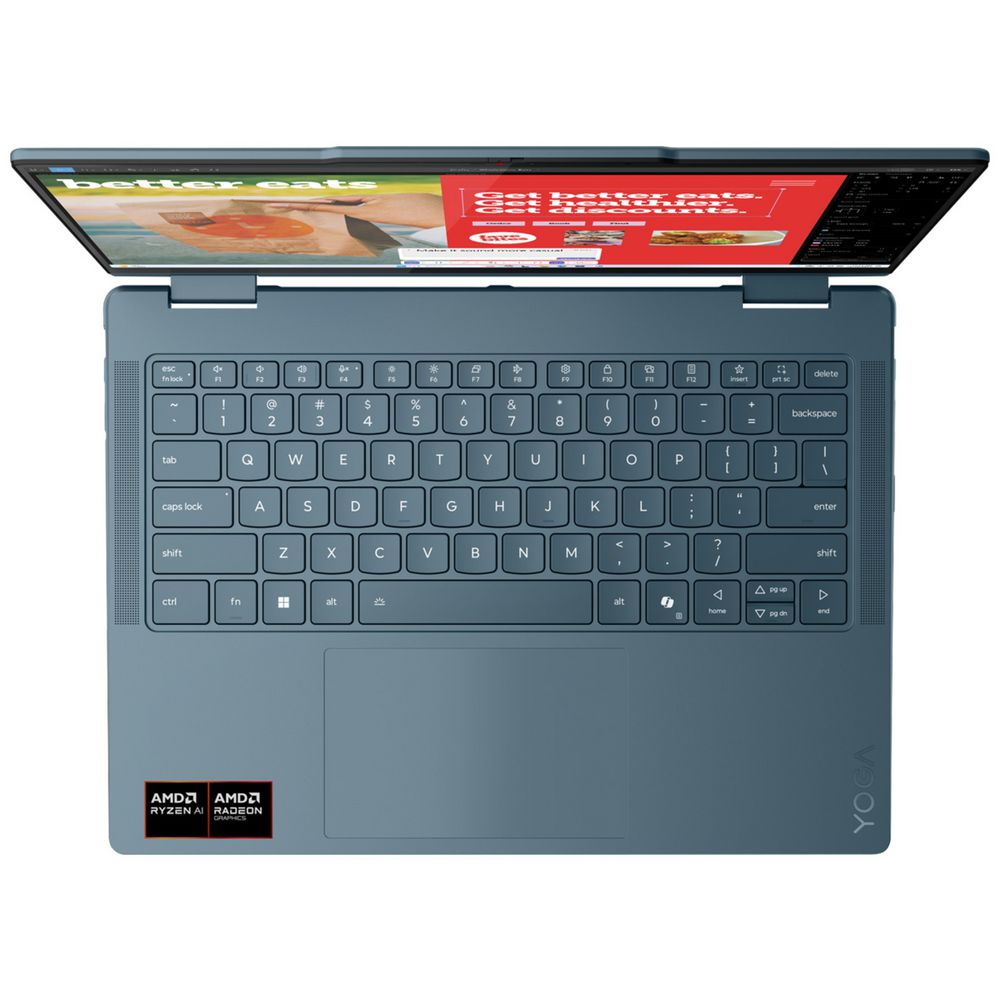 Lenovo 14” Yoga 7 2-in-1 Copilot+ PC – Ryzen AI 7, 24GB/1TB (Tidal Teal)