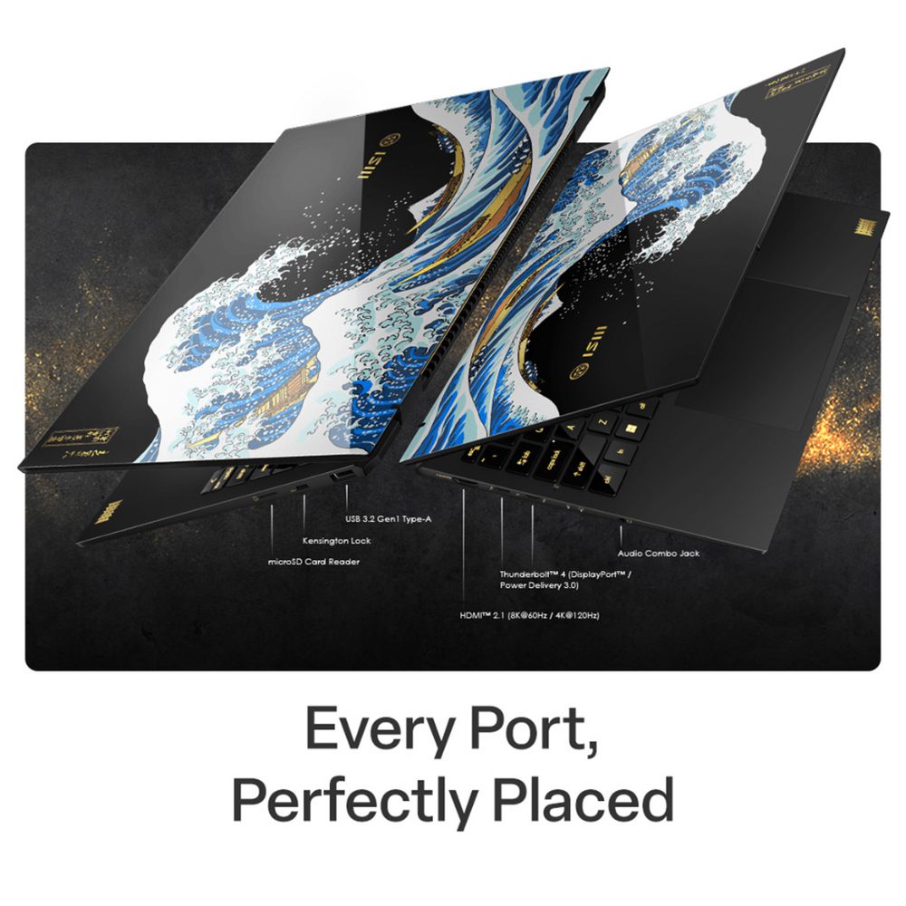 MSI Prestige 13 AI+ Ukiyoe Edition – Core Ultra 9, 32GB/2TB (13.3” OLED)