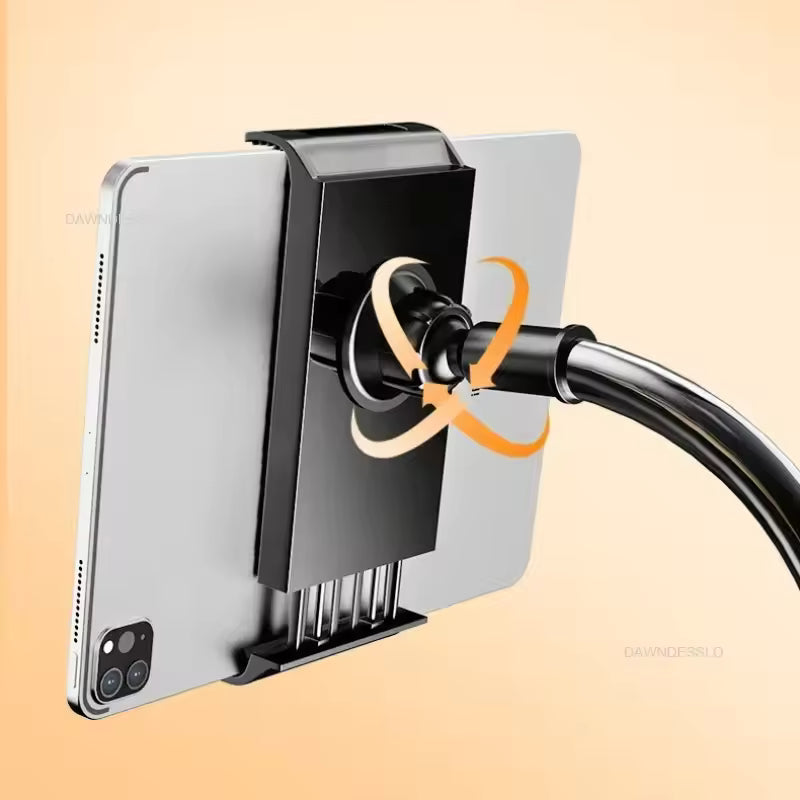 128cm Phone Holder Stand Lazy Bracket Headrest Bed 360° Flexible Long Arms Clamp Mount