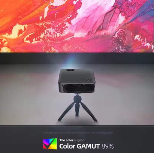 A30C PRO AUN Mini Projector 4K A30C Pro Smart TV Home Theater Cinema Portable WIFI Projectors Battery LED Beamer For Sync Phone