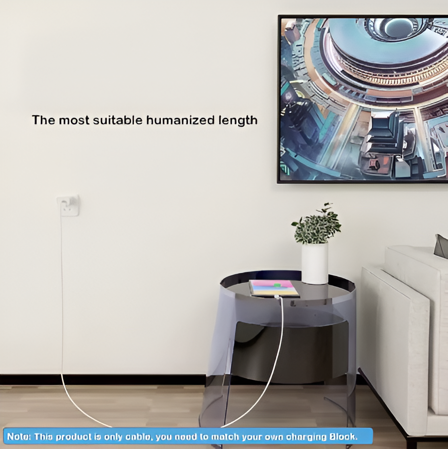 PD 60W USB C to USB Type C Cable Fast Charge Data Cable White 1M 1.5M 2M