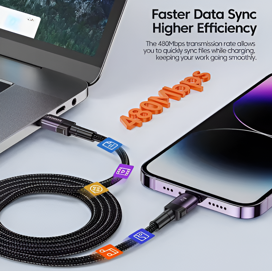 Toocki PD 20W USB C To Lightnin Cable For iPhone Type C To Lightning Cable Data Wire Fast Charging Cable