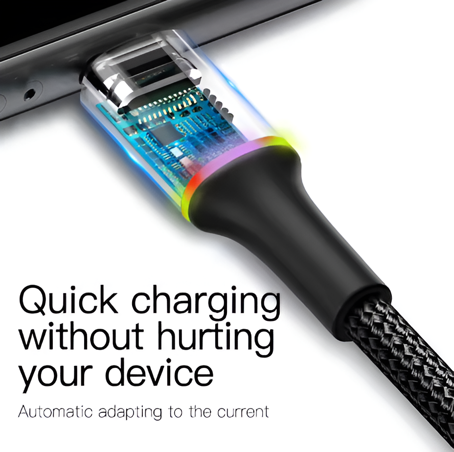 Baseus USB Cable for iPhone 18W Lighting Fast Charging Charger USB Data Cable for iPad Cord