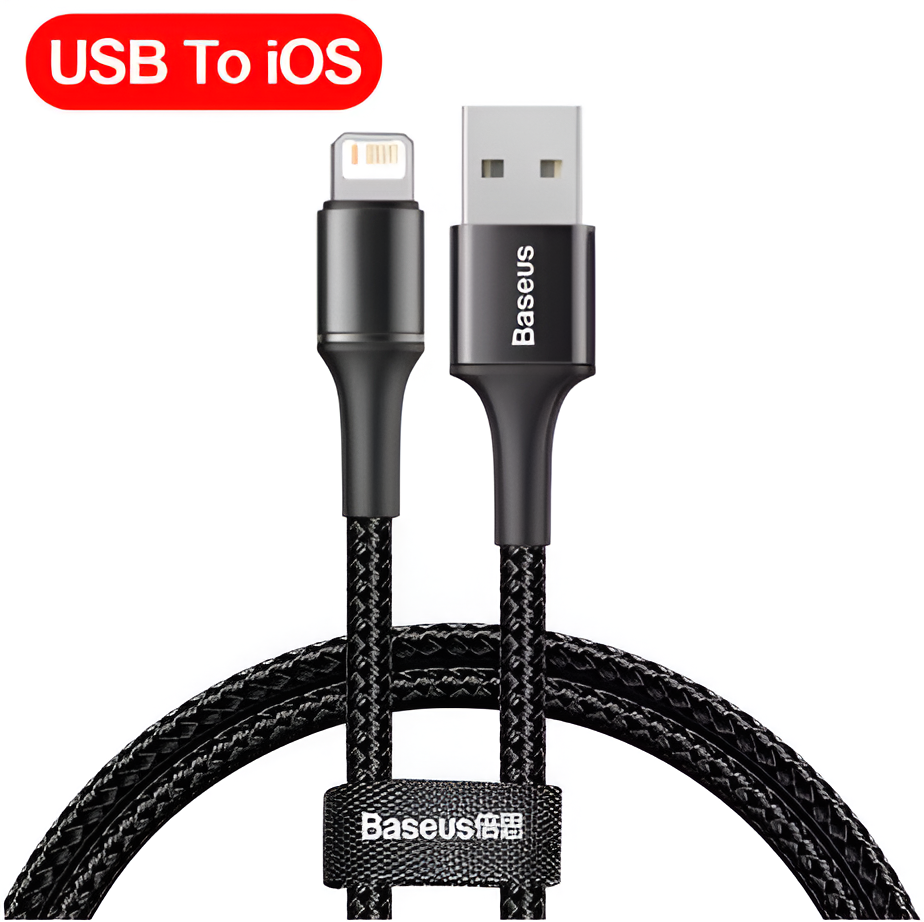 Baseus USB Cable for iPhone 18W Lighting Fast Charging Charger USB Data Cable for iPad Cord