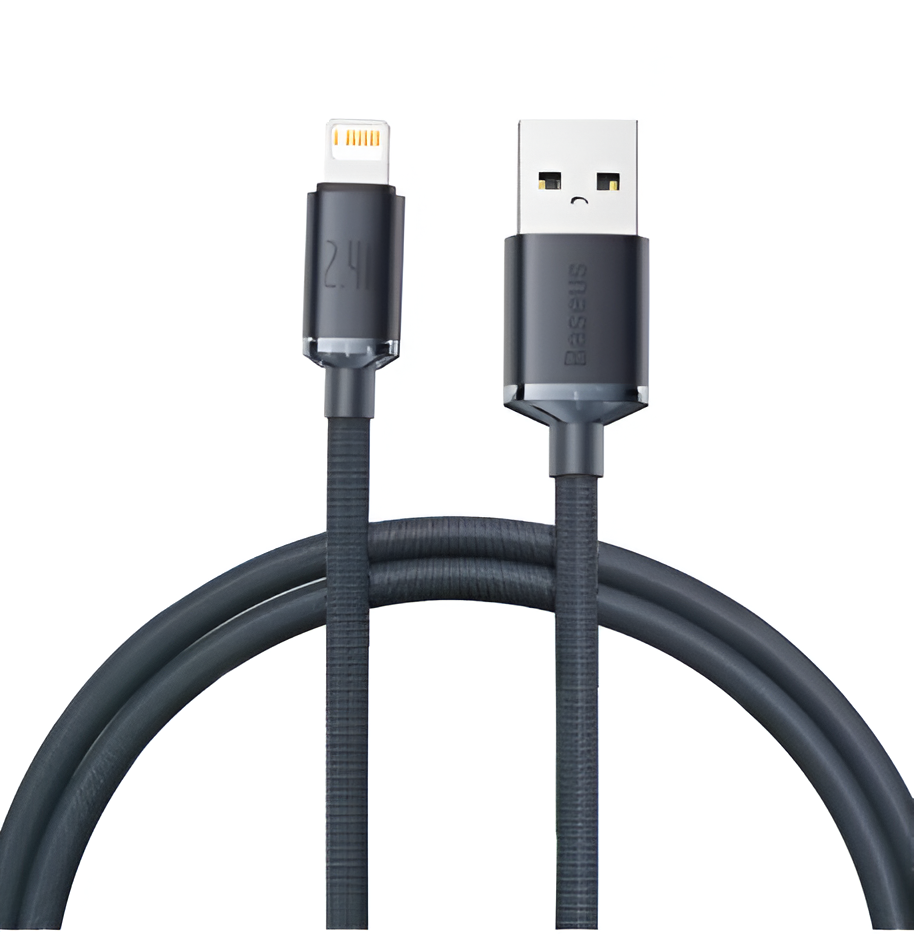 Baseus USB Cable For iPhone iPad Fast Data Charging Charger USB Wire Cord Mobile Phone Cables