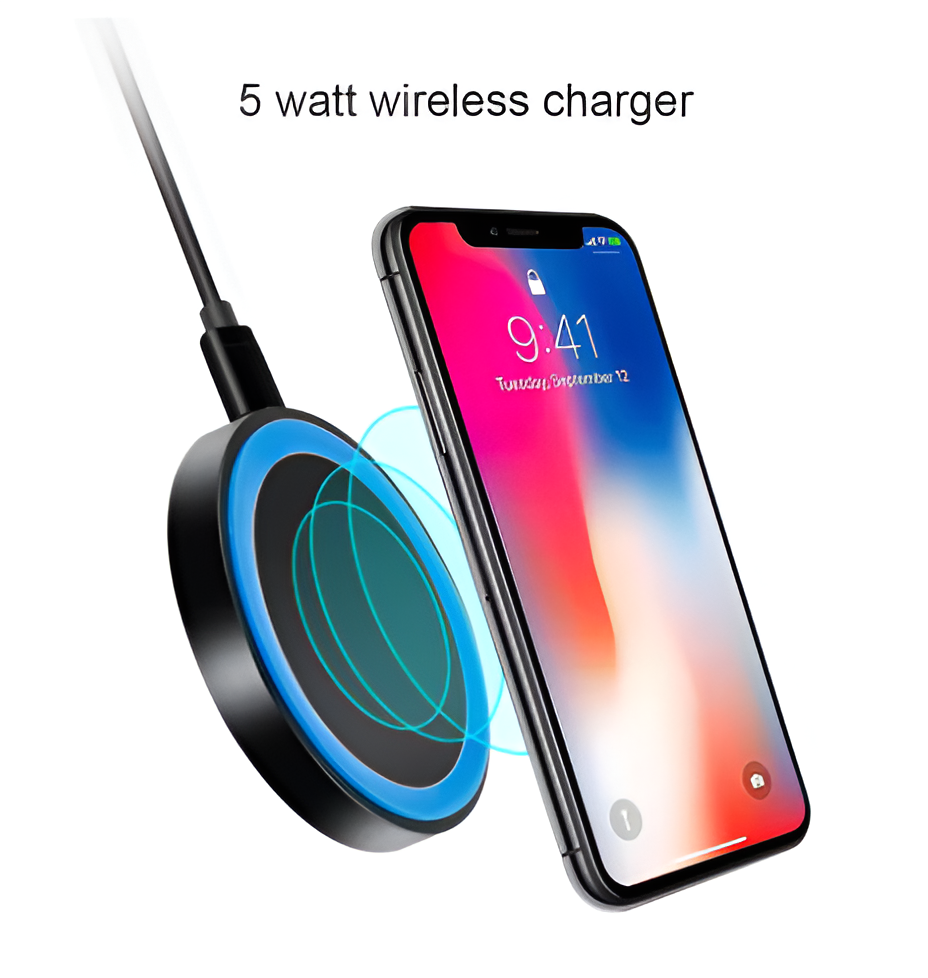 kebidu 5W fast wireless charger for iPhone Qi Samsung Galaxy charging pad
