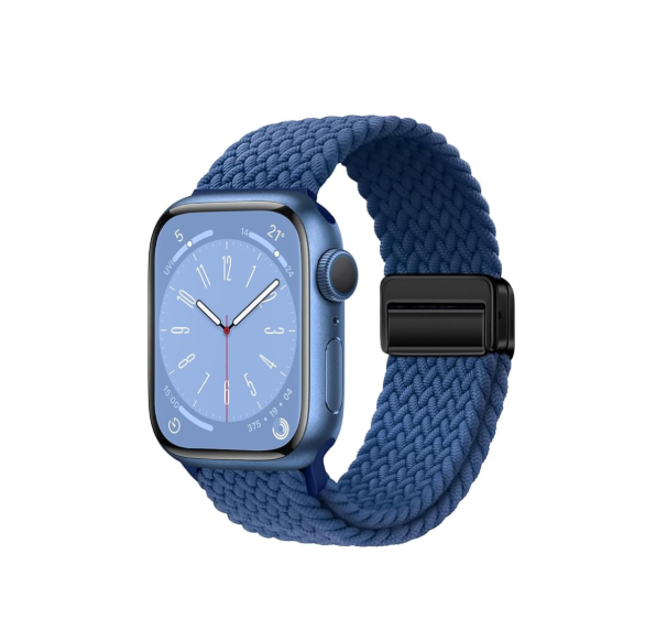 iXTRA Magnetic Braided Solo Loop Compatible with Apple Watch-8
