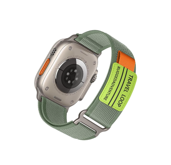 SOLOLUP Trail Loop for apple watch ultra 2 bands 49mm 46mm 45mm 44mm 42mm 41mm 40mm 38mm iWatch ultra 2 bands for men Women, Rugged Sport band Soft Nylon for apple watch ultra band SE 10 9 8 7 6 5 4 3-8