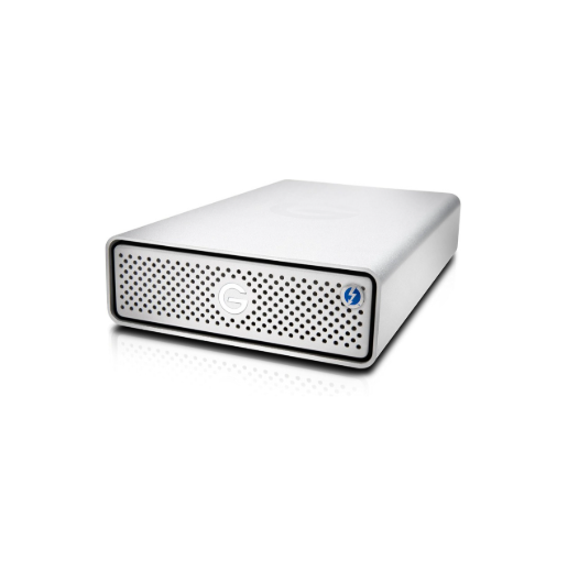 G-Technology G-Drive with Thunderbolt 3 and USB-C Desktop External Hard Drive, Silver 10TB