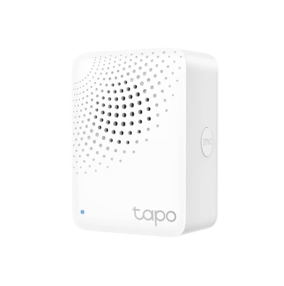 TP-Link Tapo Smart IoT Hub with Chime, Smart Home Security System, Low-Power Wireless, Long Range Connections, Smart Alarm & Doorbell, Up to 64 Devices, 19 Ringtones, Plug & Play (Tapo H100)