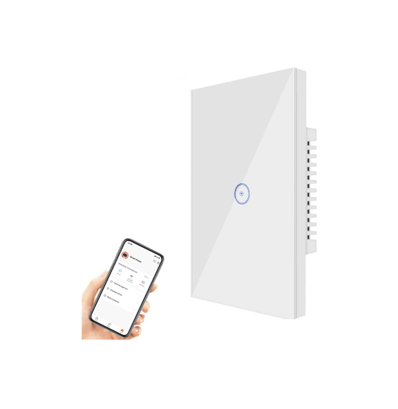 XENON Smart Light Switch, WiFi Light Switch, Touch Smart Wall Switch, WiFi Glass Panel Light Switch, Compatible with Alexa, Smart Life/Tuya Application, Remote Control (1 Way 1 Pcs)