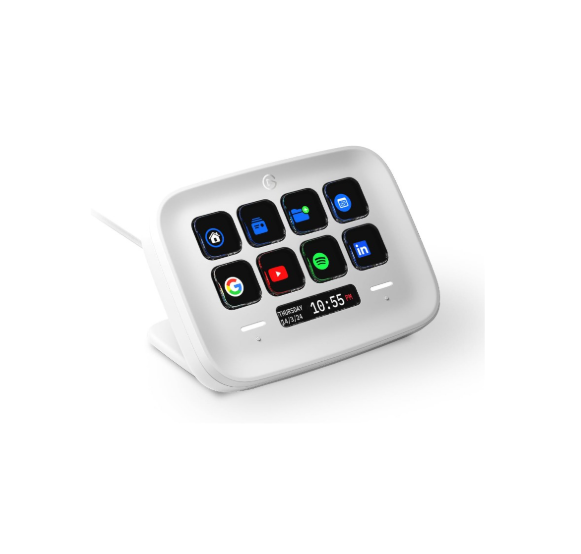 Elgato Stream Deck Neo – 8 Customizable Keys, 2 Touch Points, Speed Through Tasks & Workflows - Control Word, Excel, PowerPoint, Teams, Zoom, Spotify and more, Drag-’n-Drop Setup - Works with Mac & PC