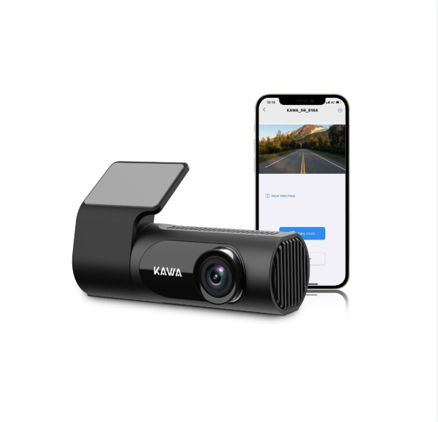KAWA Dash Cam 2.5K, WiFi Dash Camera for Cars 1440P with Hand-Free Voice Control, Night Vision, Mini Hidden Dashcam Front, Emergency Lock, Loop Recording, 24H Parking Monitor, APP, Support 256GB Max