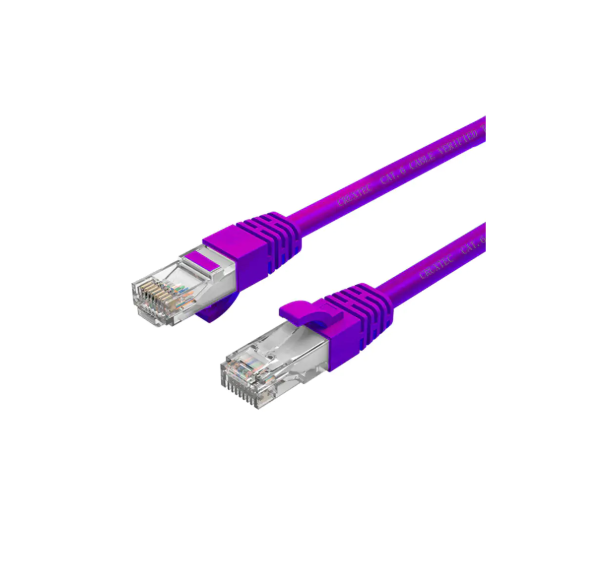 Cruxtec RC6-010-PU CAT6 10GbE Ethernet Cable Purple 1m