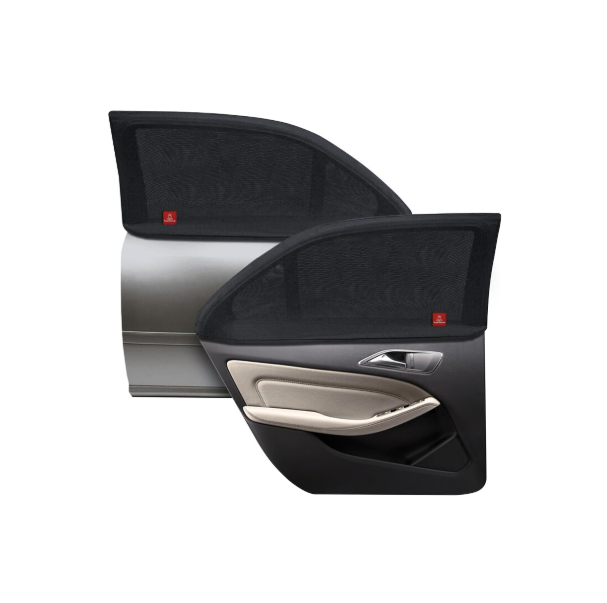 Royal Rascals Car Window Shade x2, Car Sun Shades to Protect Babies & Children, Car Baby Essentials, 40+ UV Sun Protection, Full Window Covers, Car Shades to Fit Most Car Windows, Sun Shade for Baby