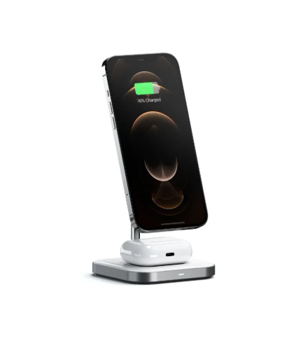 Aluminum 2-in-1 Magnetic Wireless Charging Stand