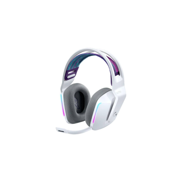 Logitech G733 Lightspeed Wireless RGB Gaming Headset - White
