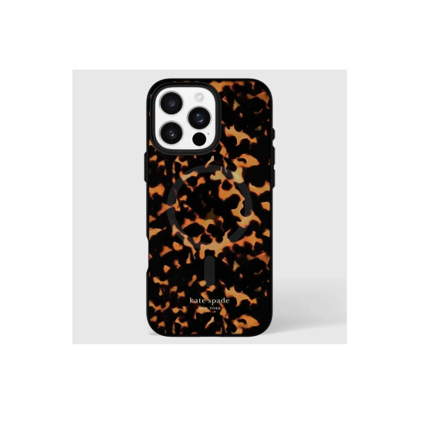 Kate Spade MagSafe Case for iPhone 16 Pro - Tortoise