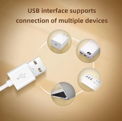 USB Plug Under Cabinet LED Lighting Dimmable 3 Colour Changeable LED Night Light Kitchen Bedroom Lighting With Magnetic Strip