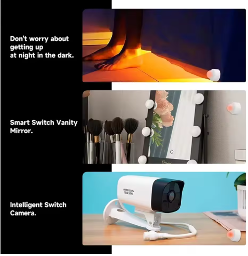Tuya Zigbee PIR Motion Sensor & Light Detector Infrared Smart Sensor Wireless Home Alarm System Works with Alexa Smart Life App