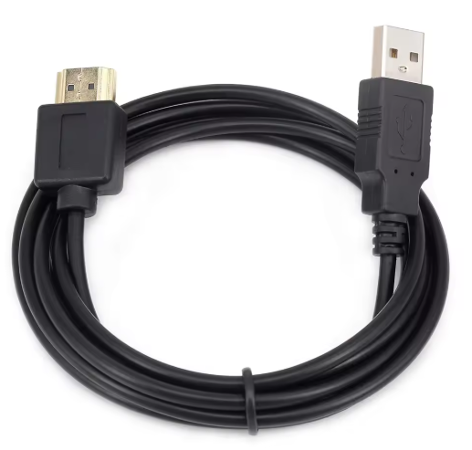 USB Power Cable To HDMI-Compatible Male To Male Charger Cords Charging Cable Splitter Adapter For Smart Device USB 2.0 To HDMI