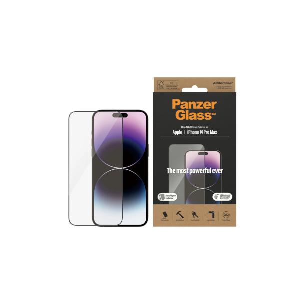 PanzerGlass UltraWide Fit Screen Protector For iPhone 14 Pro Max