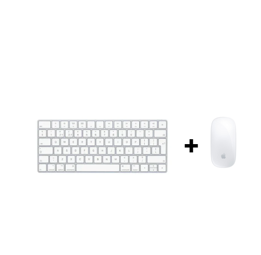 Apple Magic Combo – Keyboard + Magic Mouse (Silver)