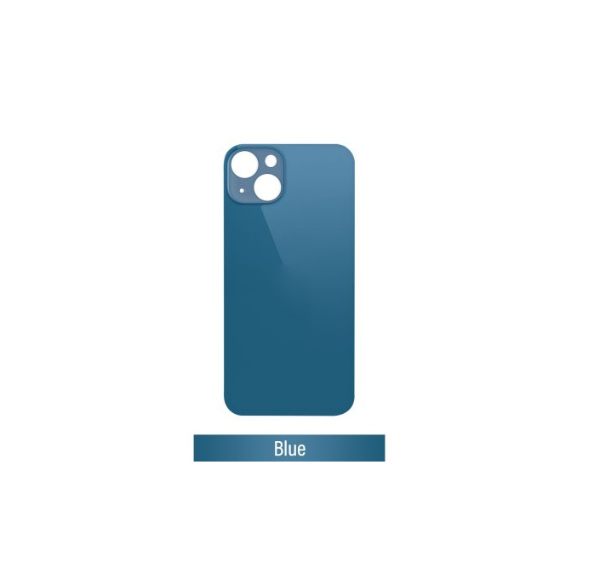 Rear Glass With 3M Adhesive Replacement for iPhone 13 (NO LOGO)-Blue
