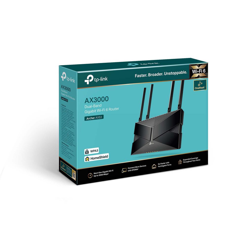 TP-Link Archer AX53 AX3000 Dual-Band Gigabit Wi-Fi 6 Router