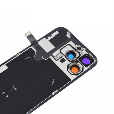 BQ7 Rear Cover Glass with Camera Lens Glass and Wireless NFC Charging with Flash Flex Cable for iPhone 16 Pro Max-5