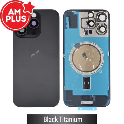 AMPLUS Rear Cover Glass with Camera Lens Glass and MagSafe Magnet for iPhone 16 Pro Max-4