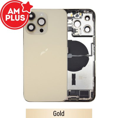 AMPLUS Rear Housing with Full Set Parts for iPhone 14 Pro Max-3
