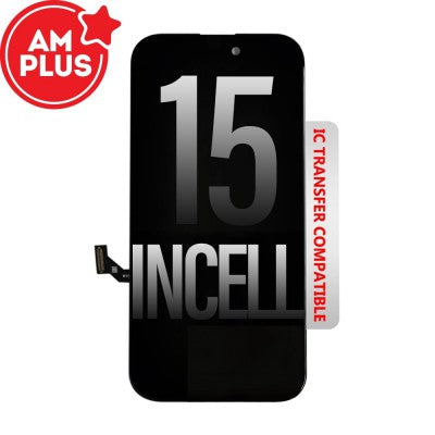 AMPLUS Incell LCD Assembly for iPhone 15 Screen Replacement (IC Chip Transfer Compatible)-1