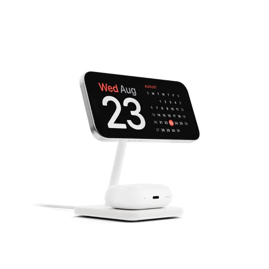 Twelve South HiRise 2 Deluxe 2-in-1 Qi2 Charger – White