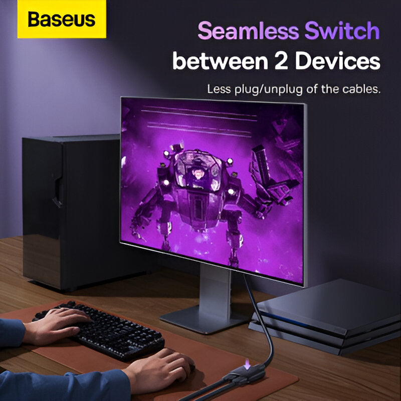 Baseus AirJoy Series 2-in-1 Bidirectional HDMI Switch