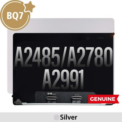 BQ7 Complete LCD Display Assembly for MacBook Pro 16-inch A2485 / A2780 / A2991 – Silver-1