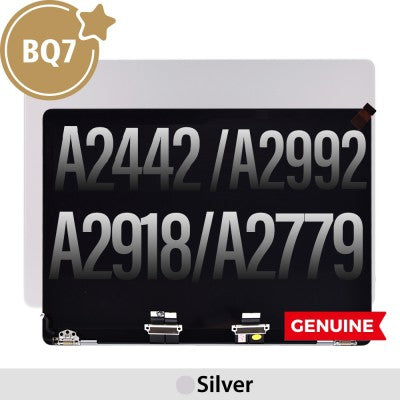 BQ7 Complete LCD Display Assembly for MacBook Pro 14-inch A2442 / A2779 / A2918 / A2992 – Silver-1